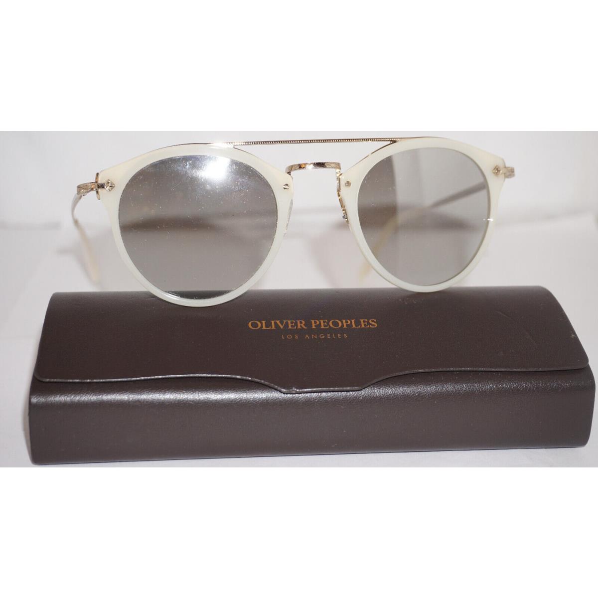 Oliver Peoples Sunglasses Remick Ivory Grey Mirror OV5349S 16066V 50 24 140