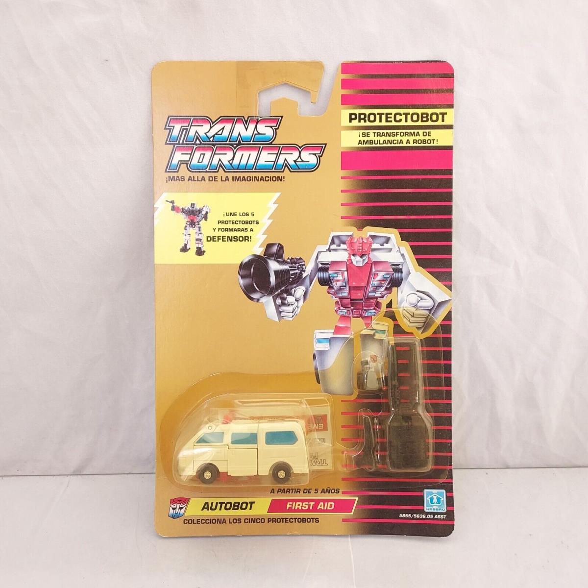 1990 Transformers G1 First Aid Car Ambulance Autobot Protectobot Defensor Hasbro