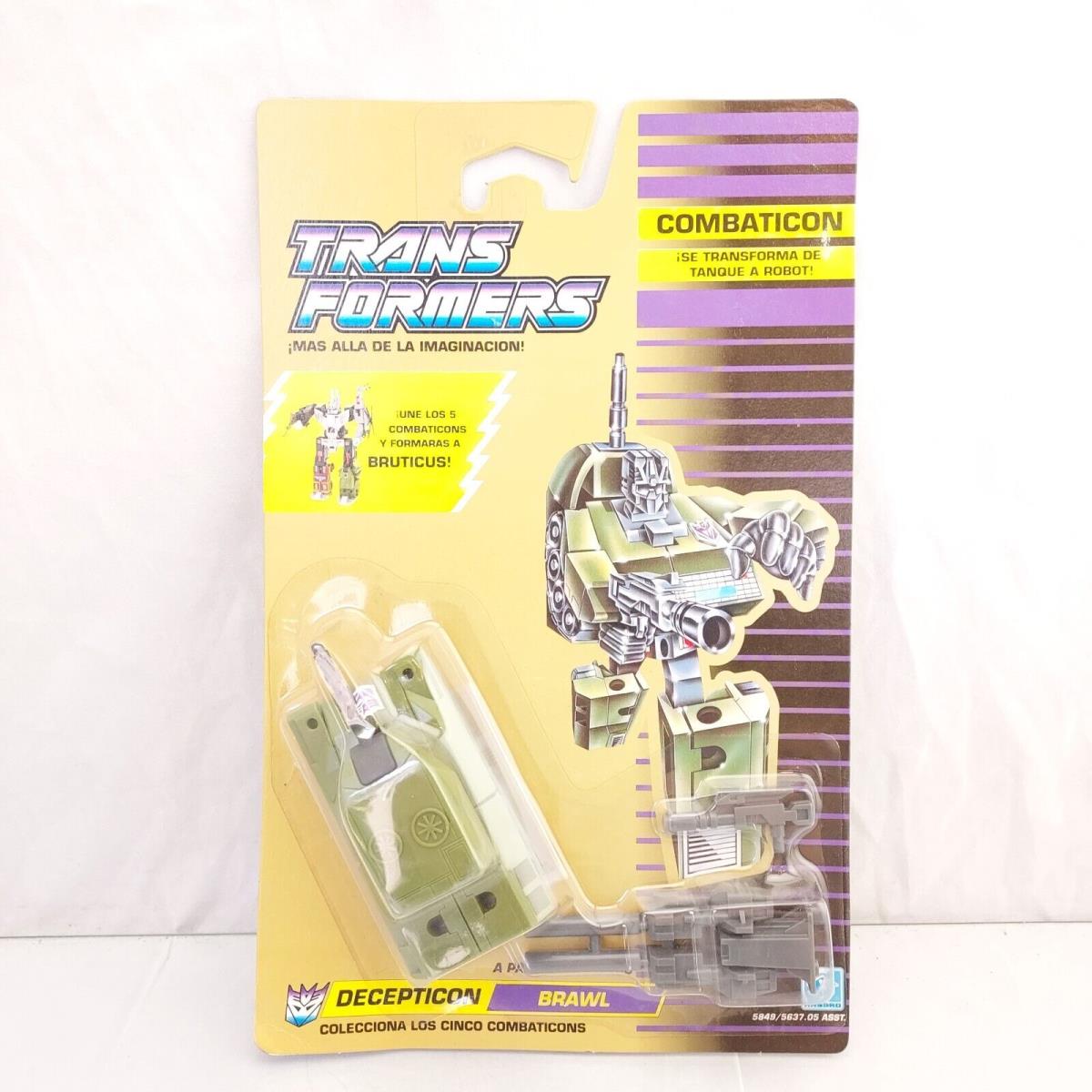 1990 Transformers G1 Brawl Army Tank Decepticon Protectobots Bruticus Hasbro