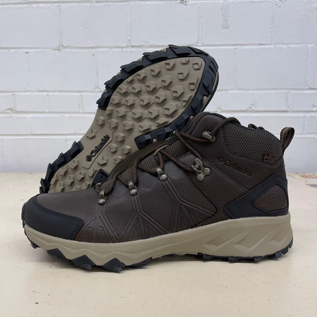 Columbia Peakfreak II Mid Outdry Leather Hiking Shoe Men`s Size 11.5 Cordovan