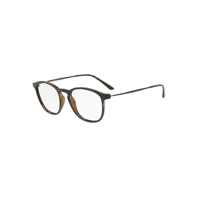 Giorgio Armani AR7141 5026 Brown Slim Round Eyeglasses Frame 52-19-145 RX