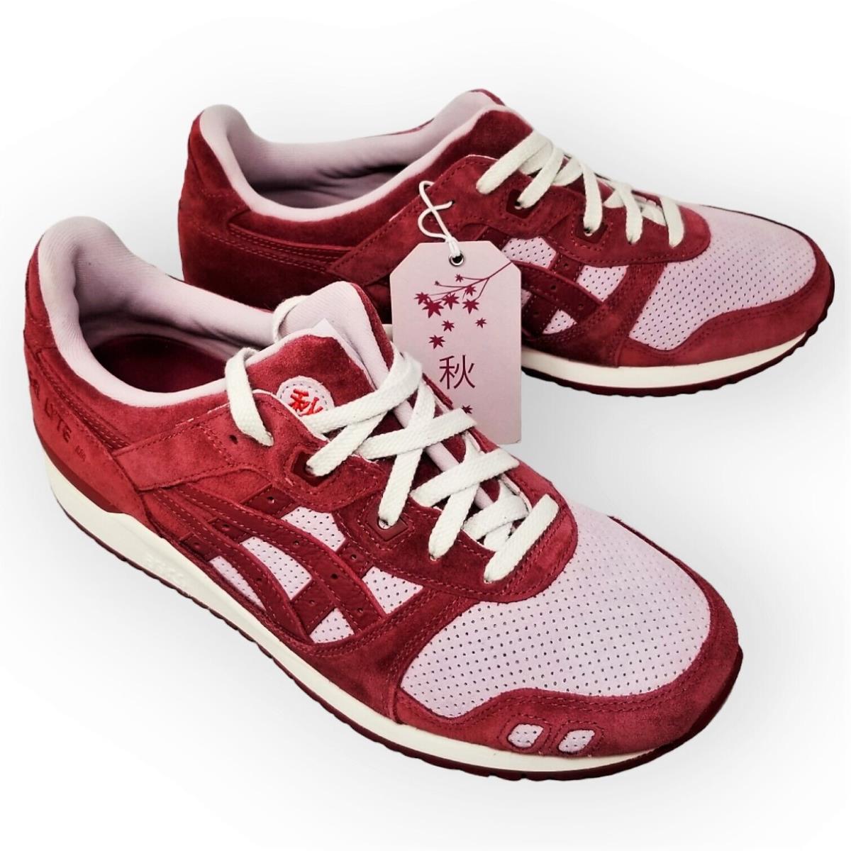 Asics Men`s Gel-lyte Iii OG Shoes - Autumn - `watershed Rose/beet Red`