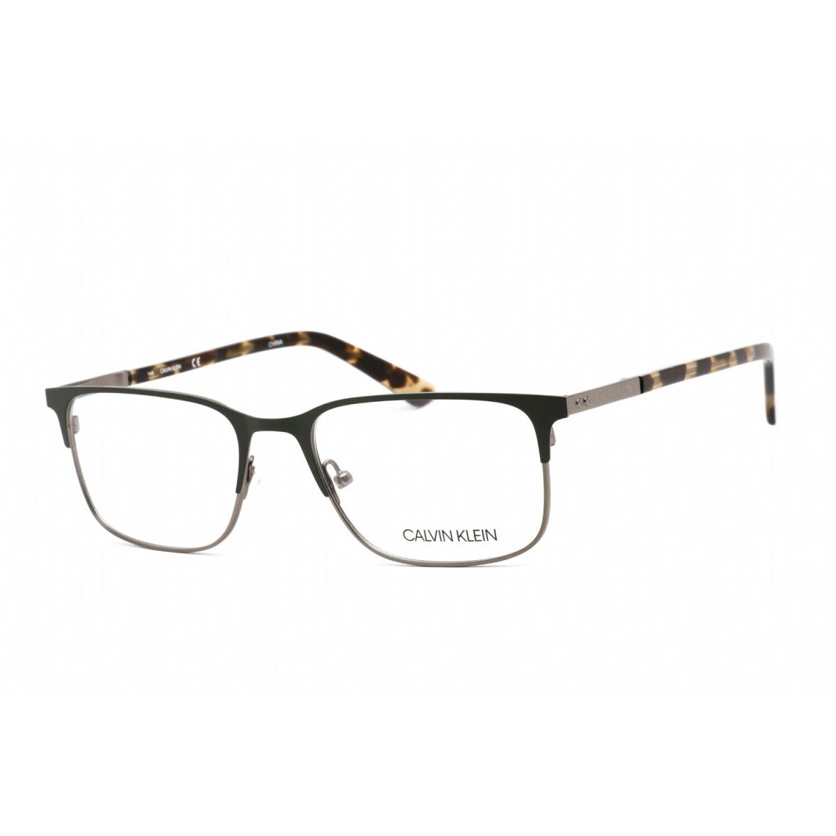 Calvin Klein CK 19712 307 Eyeglasses Matte Green Frame 55mm