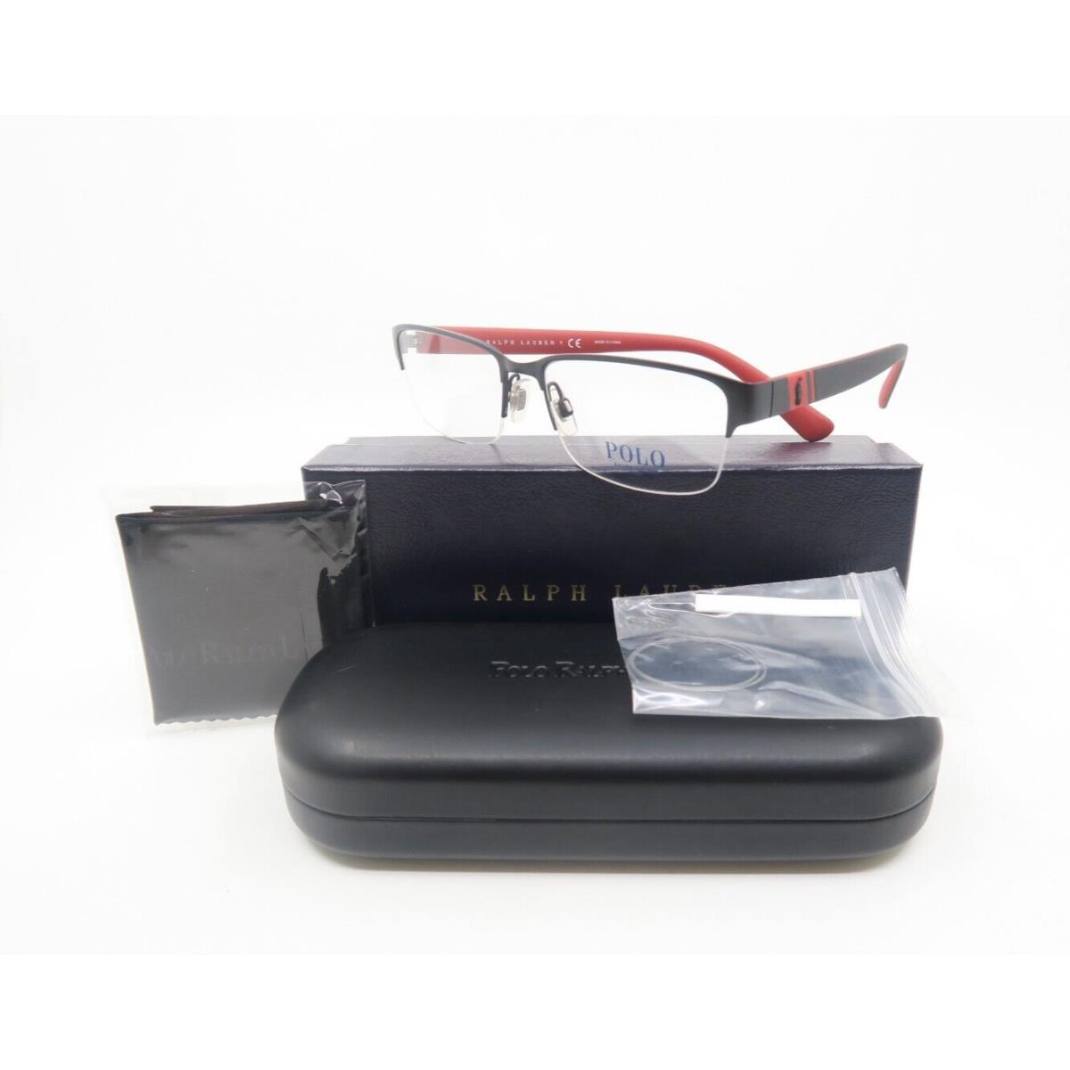 Polo Ralph Lauren PH1162 9230 56mm Black/semi Rimless Rectangle Eyeglasses