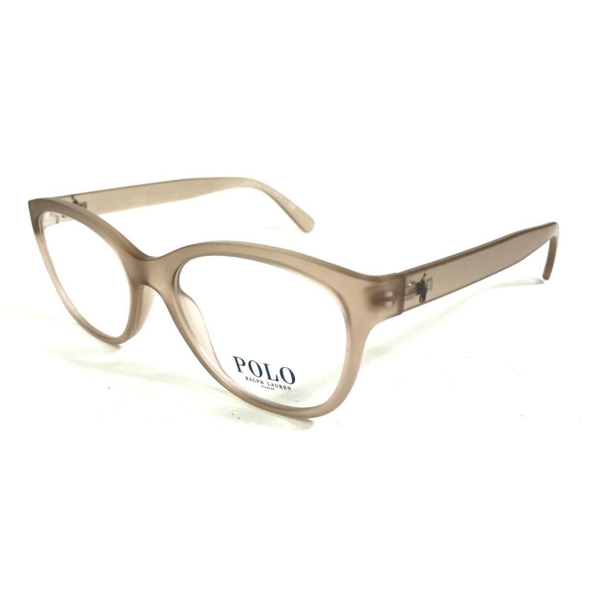 Polo Ralph Lauren PH 2159 5025 Clear Matte Peach Eyeglasses 54-17 - Frame: