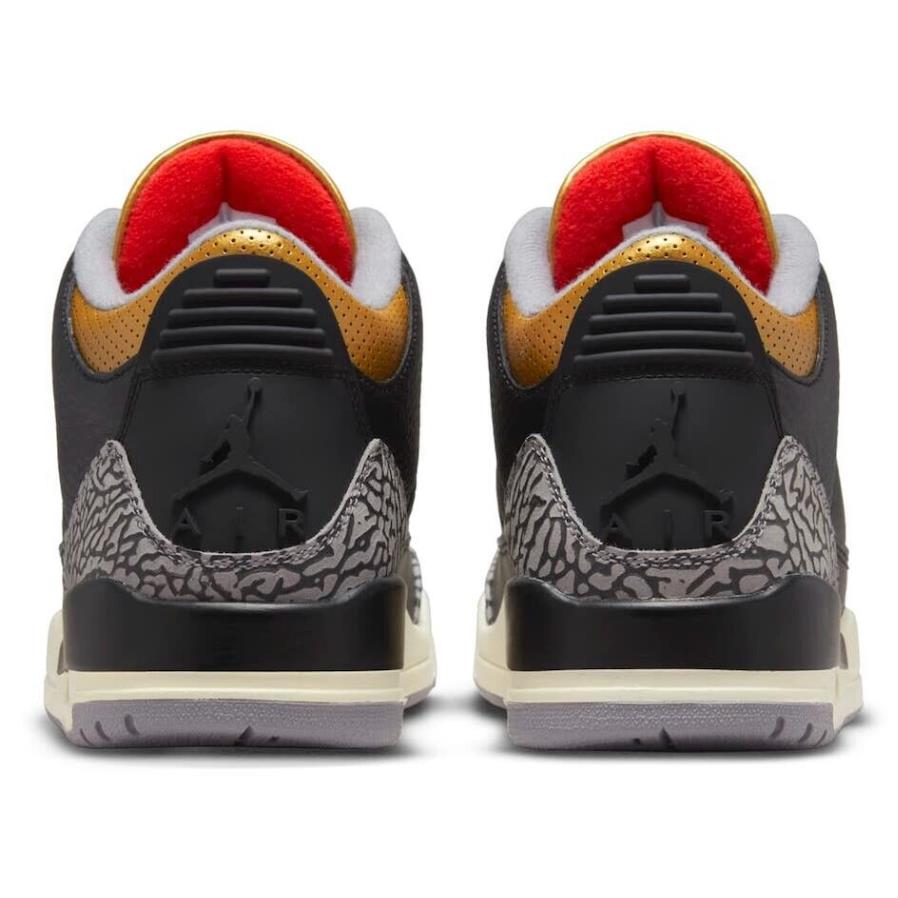 Nike shoes Air - black/fire red-metallic gold 3
