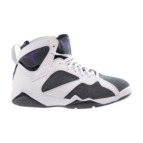 Jordan 7 Retro Men`s Shoes White-flint Grey-black CU9307-100 - White-Flint Grey-Black