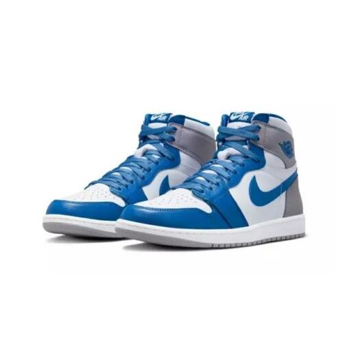 Nike Air Jordan 1 Retro High OG True Blue/white DZ5485-410 Shoes Men`s Size