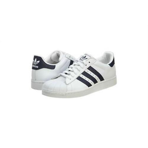 Adidas Superstar 2 J Big Kids Style G15723 - WHITE/BLUE