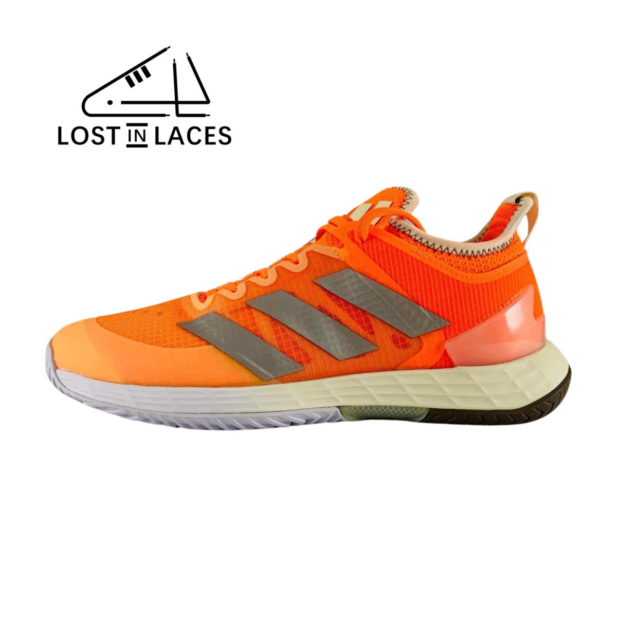 Adidas Adizero Ubersonic 4 Orange Women`s Tennis Pickleball Shoes HQ8392