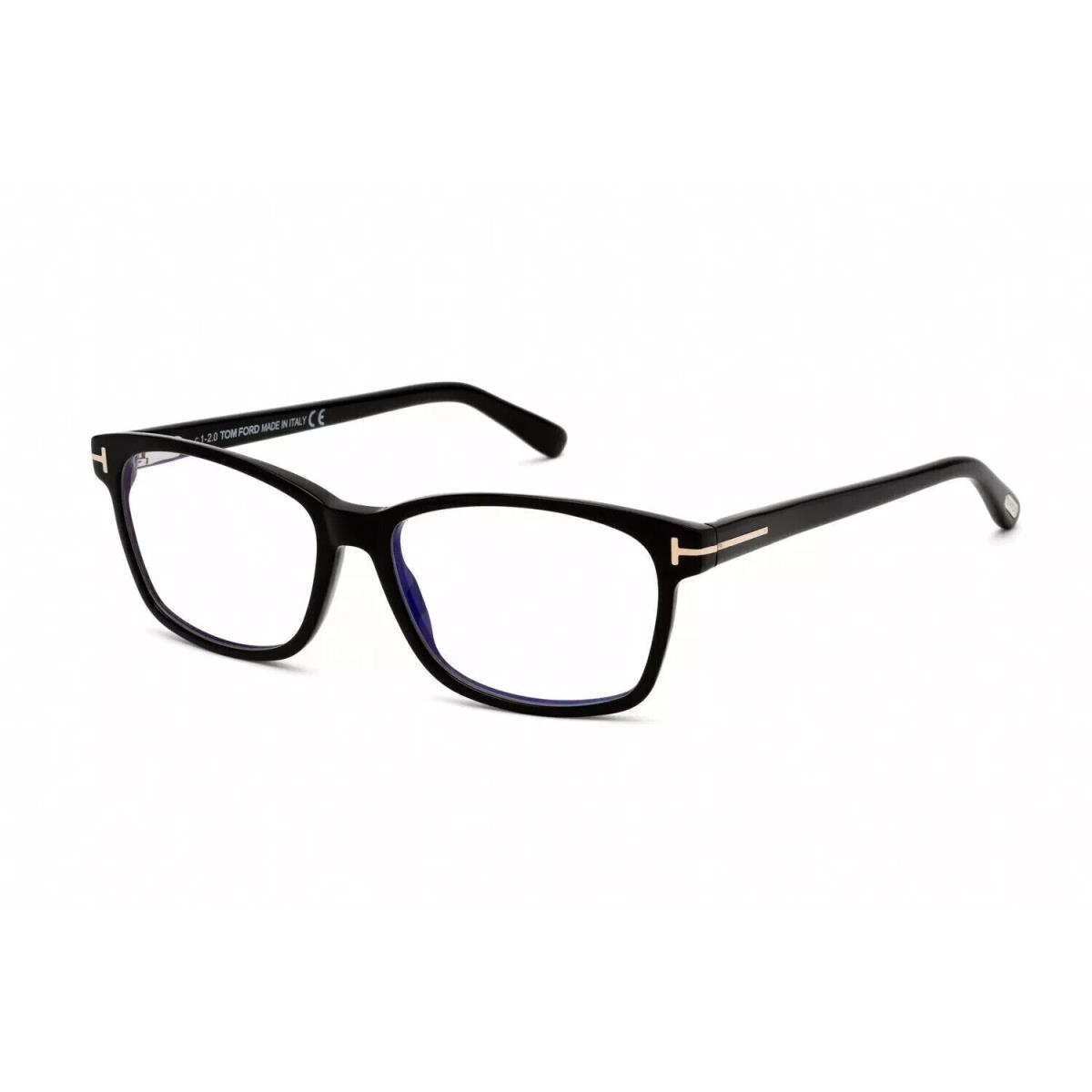 Tom Ford FT5713B/V 001 53 Eyeglasses Shiny Black Frame Optical