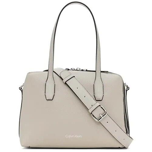 Calvin Klein Brenda Satchel Bag Handbag - Fawn Beige - Retail