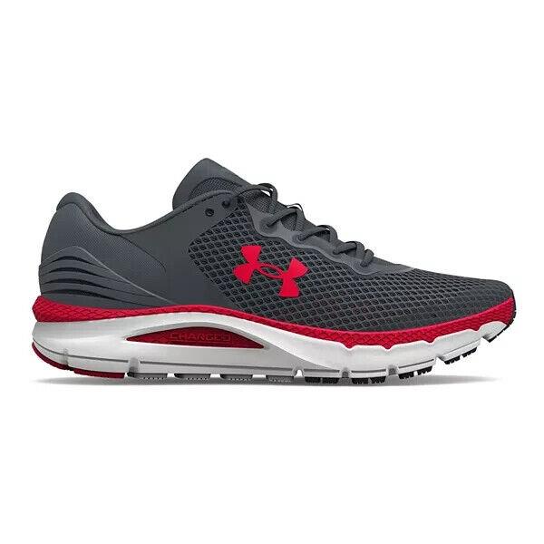 Under Armour Charged Intake 5 Men`s Running Shoes Size 14 m Gray Red