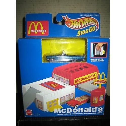 1 Rare Htf Collectable 1996 Hot Wheels Sto GO MC Donald`s Sold AS IS