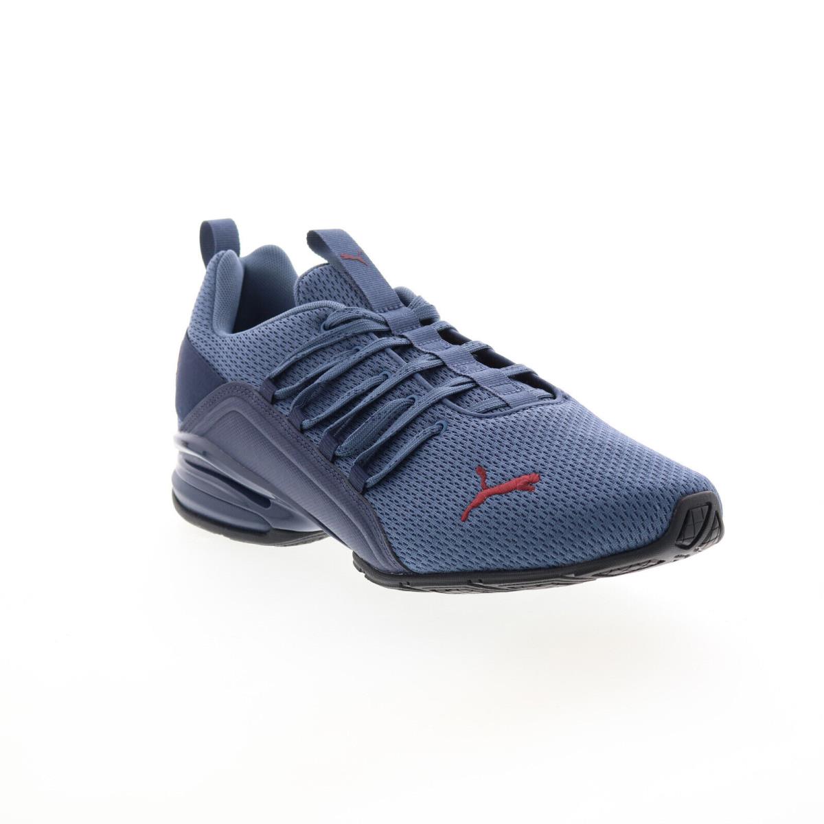 Puma Axelion Refresh 37791109 Mens Blue Canvas Athletic Running Shoes - Blue