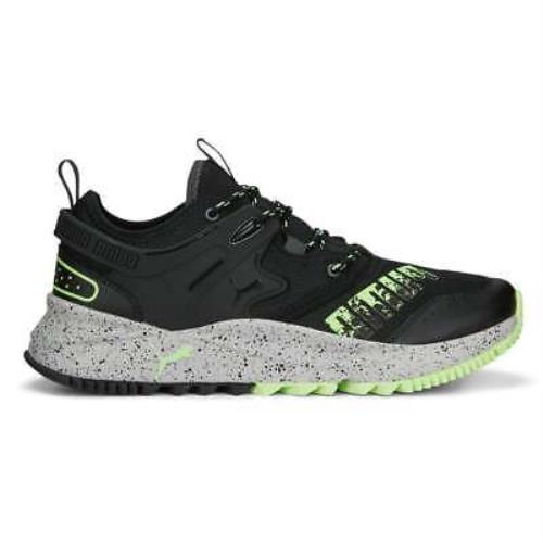 Puma Pacer Future Trail Lace Up Mens Black Green Grey Sneakers Casual Shoes 3
