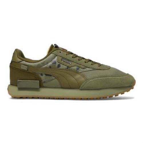 Puma Future Rider Camo Flagship Lace Up Mens Green Sneakers Casual Shoes 391610