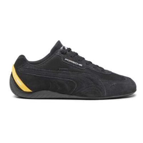 Puma Pl Speedcat Lace Up Driving Mens Black Sneakers Casual Shoes 30721106 - Black