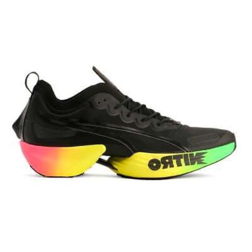 Puma Fastr Nitro Elite Futrograde Running Mens Black Sneakers Athletic Shoes 38