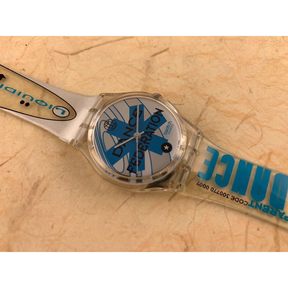 Swatch Originals GK201 Ice Dance Nos Box/paper/tag Circa 1995