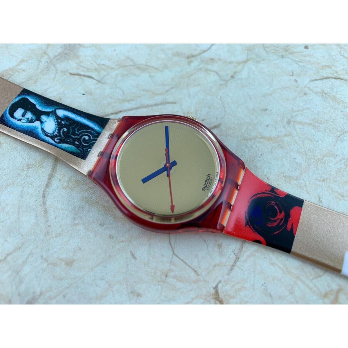 Swatch Originals GR123 Kimiko Nos Box/paper/tag Circa 1995