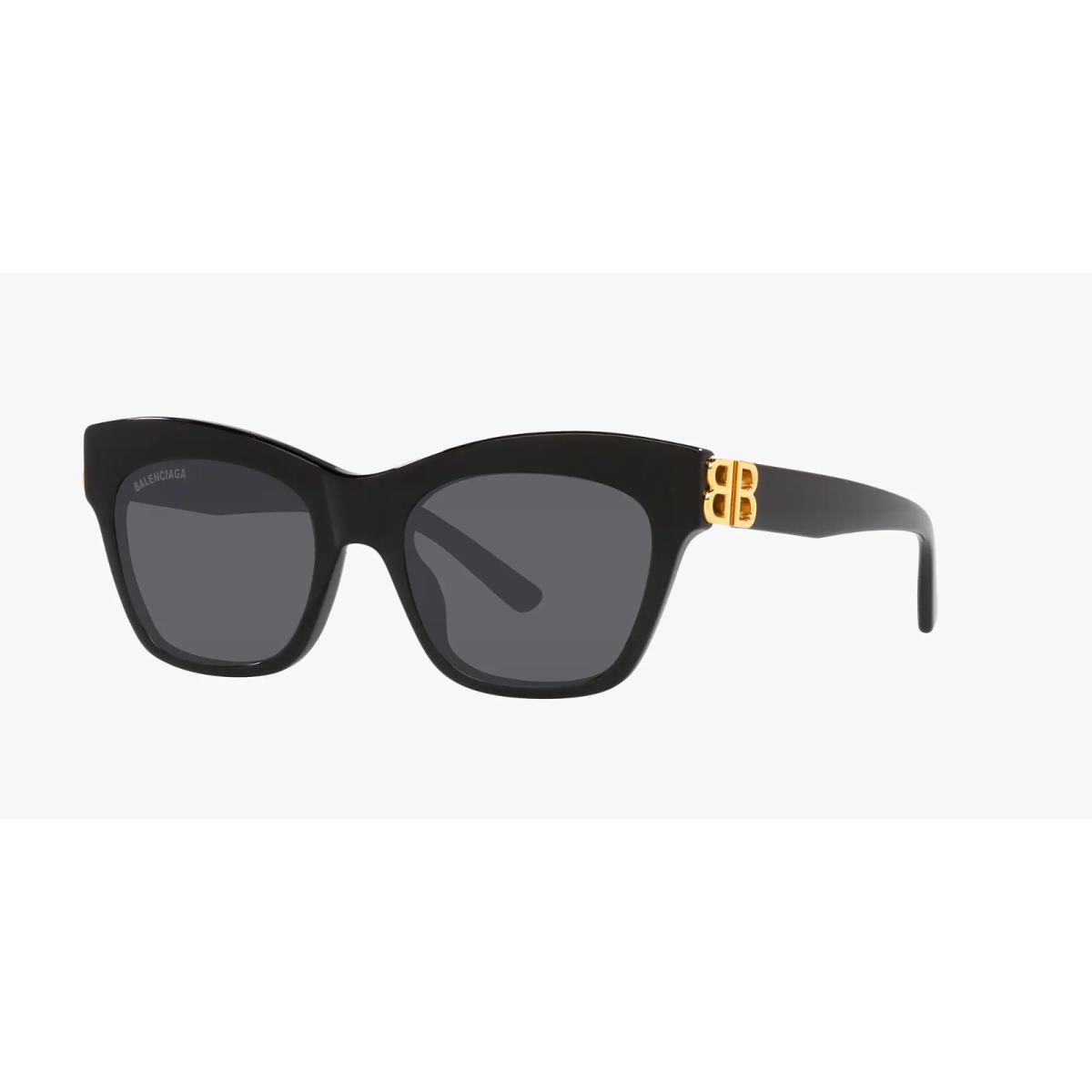 Balenciaga S3856 Womens Black and Gold Cat Eyes Sunglasses