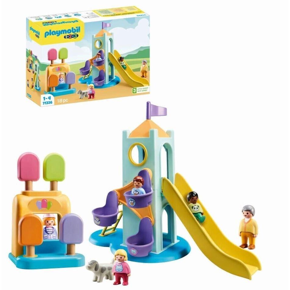 Playmobil 71326 1.2.3: Adventure Tower with Ice Cream Booth