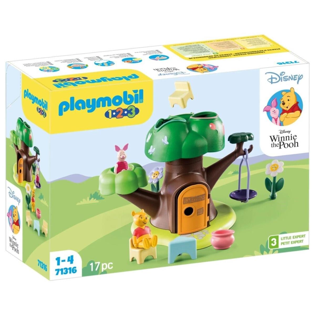 Playmobil 71316 1.2.3 Disney: Winnie`s Piglet`s Tree House