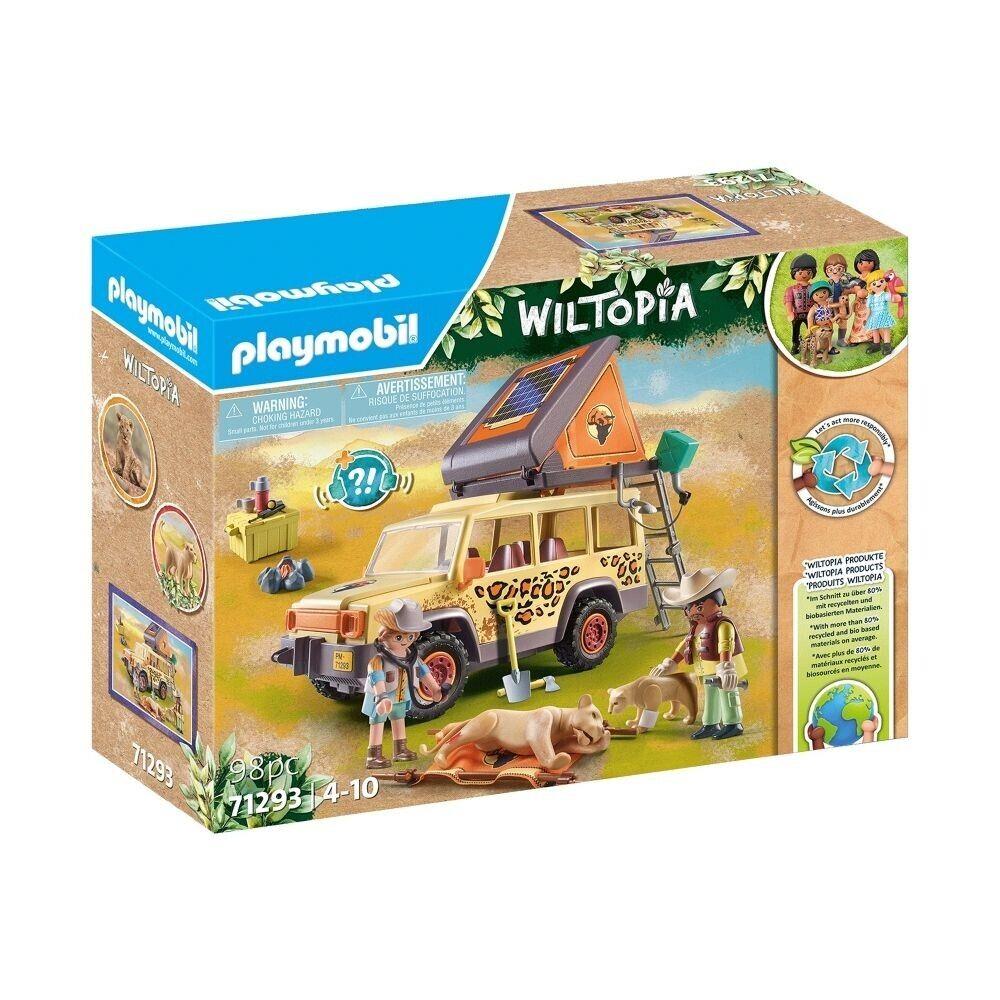Playmobil Wiltopia 71293 Cross Country Vehicle with Lions Mib/new