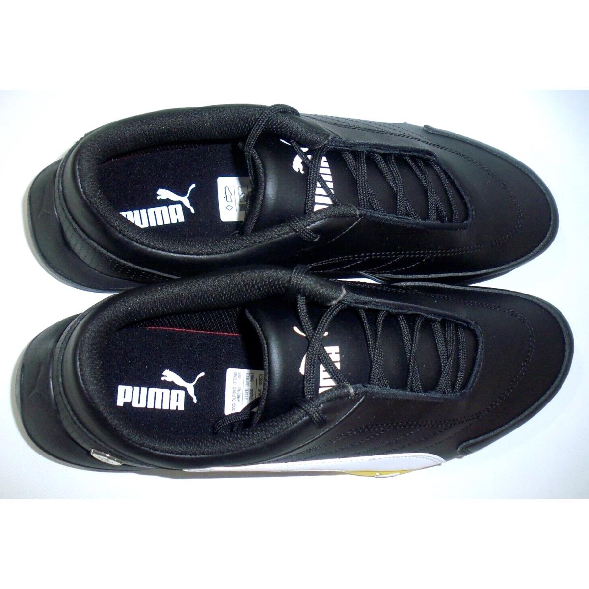 Puma shoes  - Black , Black, White, and Blazing Yellow Manufacturer 13