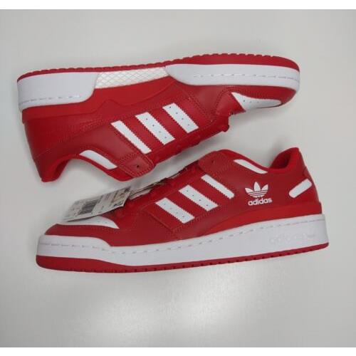 Adidas shoes Forum Low - Scarlet Red / Cloud White 5