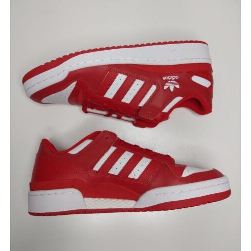 Adidas shoes Forum Low - Scarlet Red / Cloud White 6