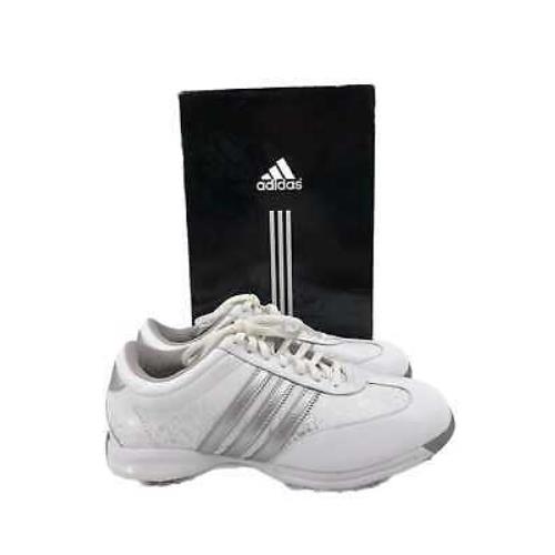 Adidas White/gray Leather Athletic Shoes Without Tags