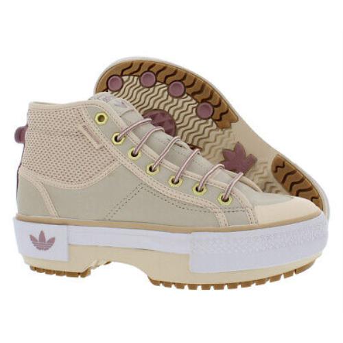 Adidas Nizza Trek Boot Womens Shoes Size 6.5 Color: Beige - Beige , Beige Main