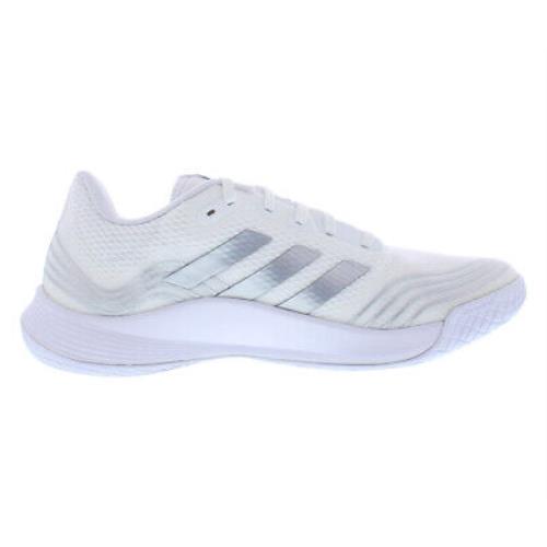 Adidas shoes  - Cloud White/Silver Metallic/Cloud White , White Main 1