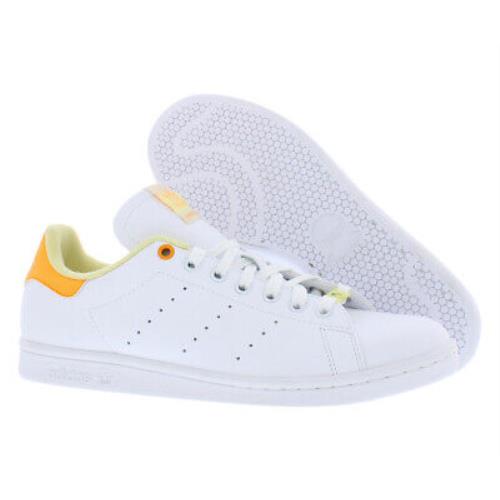 Adidas Stan Smith Her Vegan Womens Shoes Size 10.5 Color: Cloud White/almost - Cloud White/Almost Yellow/Orange Rush , White Main