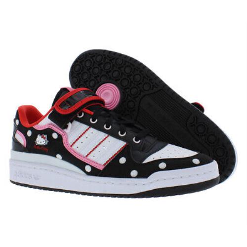 Adidas Forum Low Womens Shoes Size 10 Color: Core Black/cloud White/bliss Pink - Core Black/Cloud White/Bliss Pink , Black Main