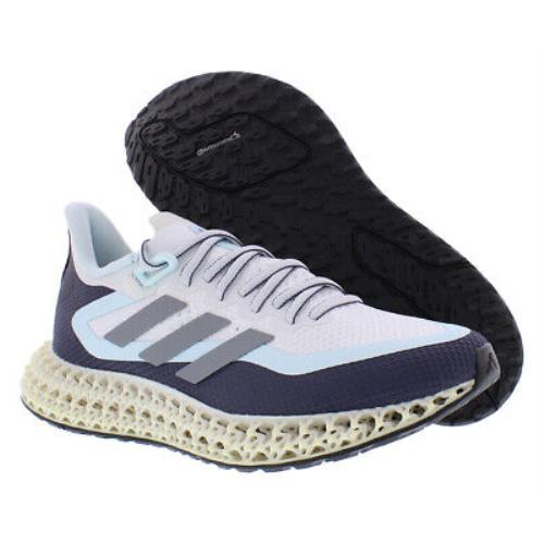 Adidas 4DFWD 2 Womens Shoes Size 8 Color: White/silver Metallic/aluminium Blue