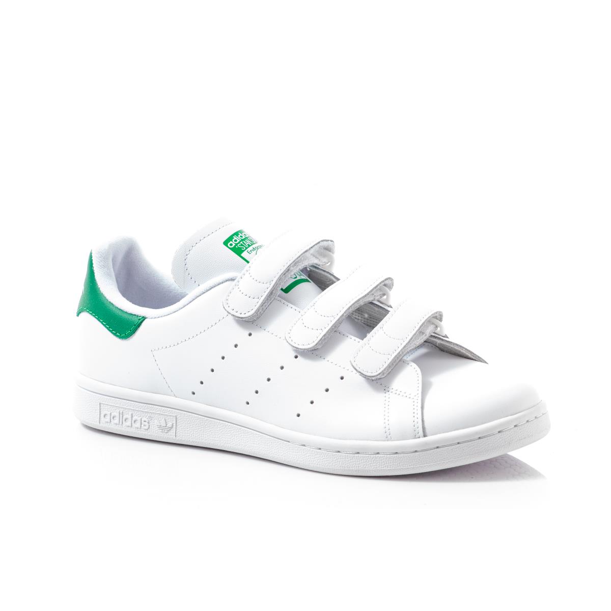 Adidas Stan Smith CF Shoes Men`s Size 9 White Green