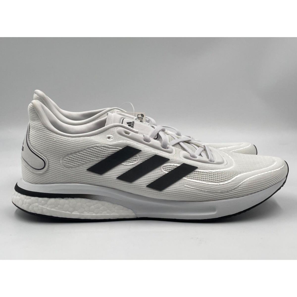Adidas Supernova Men Sz 11.5 Casual Running Shoe White Black Trainer Sneaker