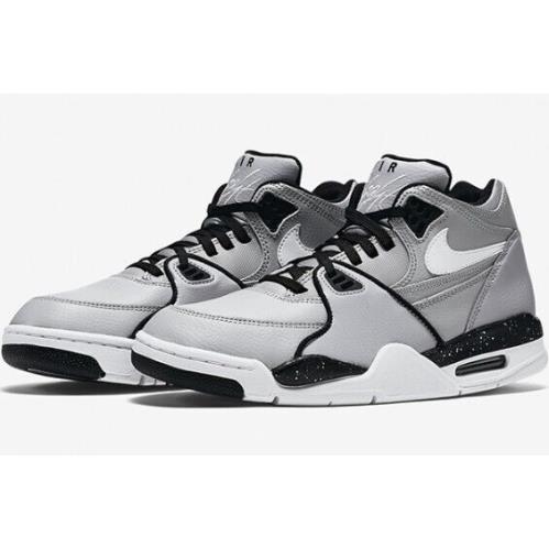 Nike Air Flight 89 306252-027 Men`s Wolf Gray White Casual Sneaker Shoes CG434