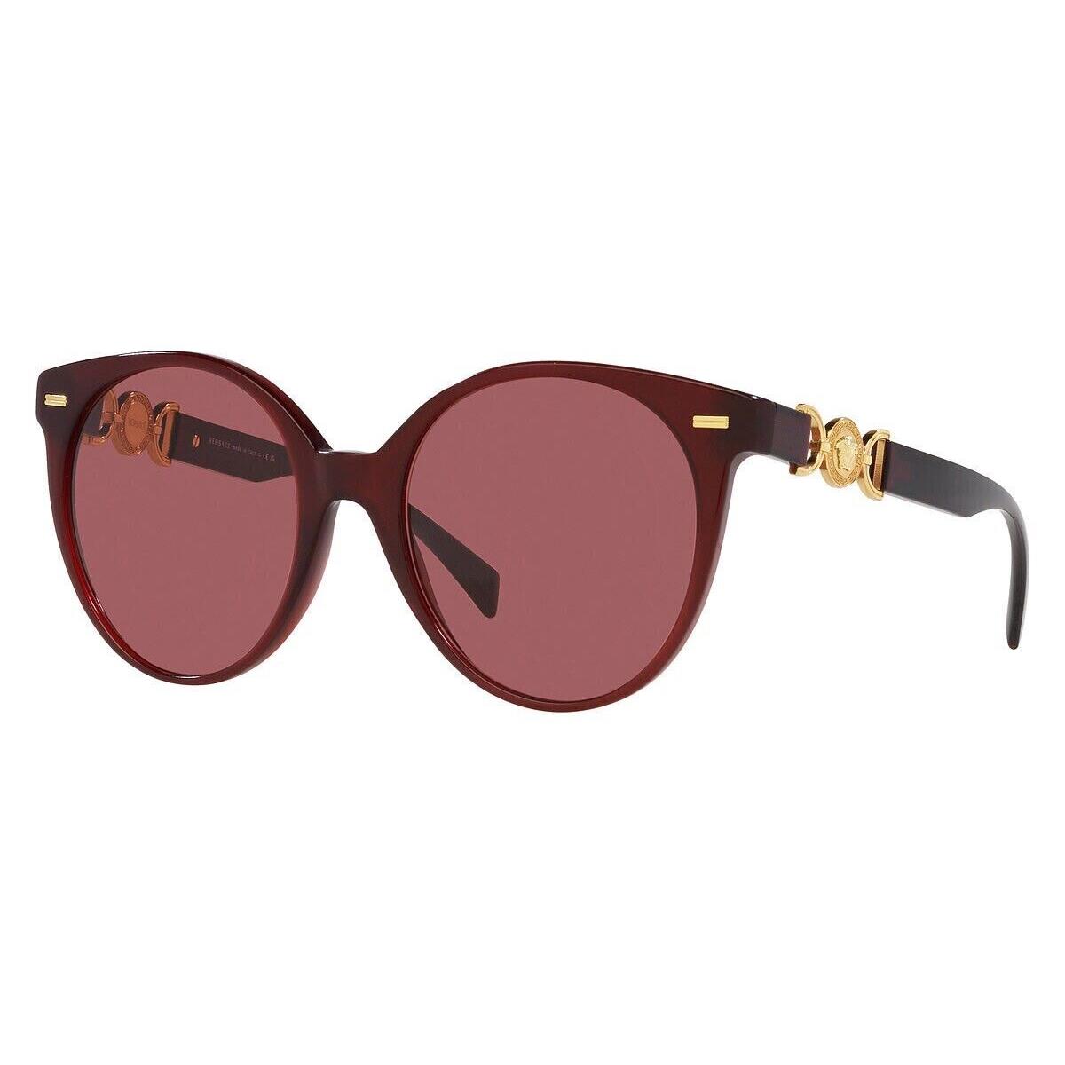 Versace Women`s Fashion VE4442F-541069-55 55mm Opal Red Sunglasses