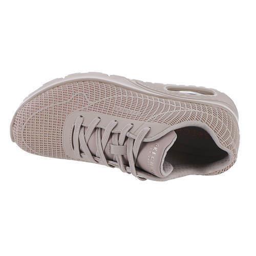 Womens Skechers Street Uno 177132 Taupe Fabric Shoes Medium/Regular