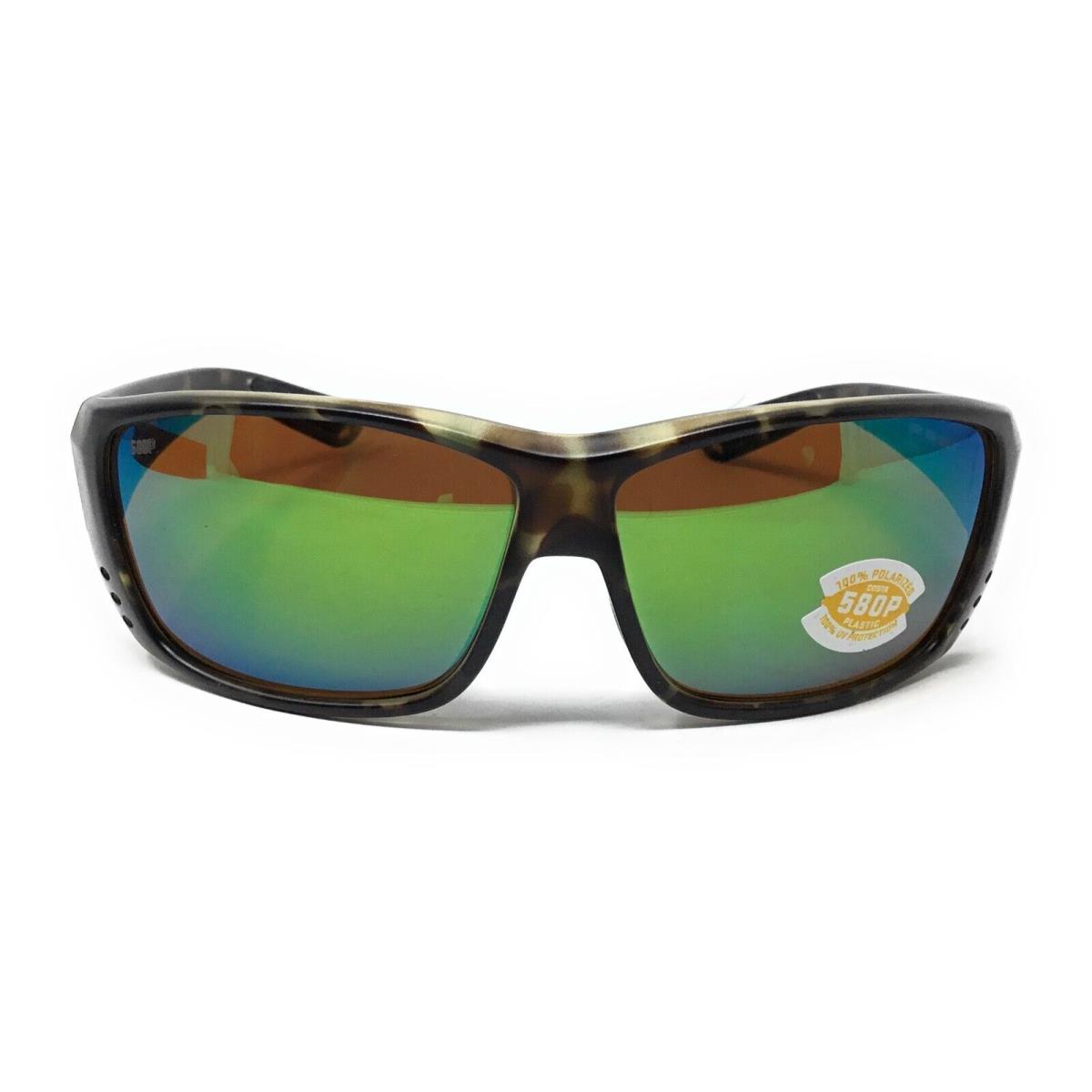 Costa Del Mar Cat Cay Mens Green Mirror Polarized Sunglasses 6S9024 902435 61-10 - Frame: , Lens: Green Mirror