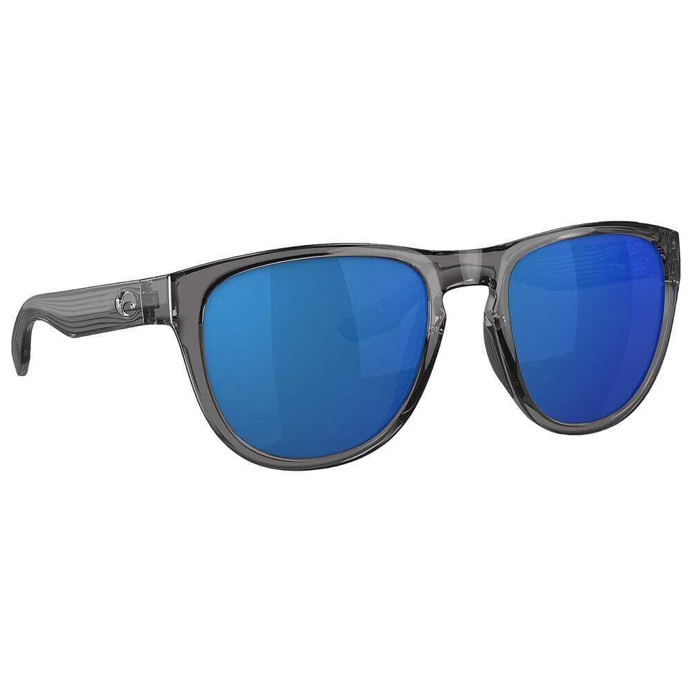 Costa Irie Gray Crystal Frame Sunglasses W/blue Mirror 580P 06S9082-90820455