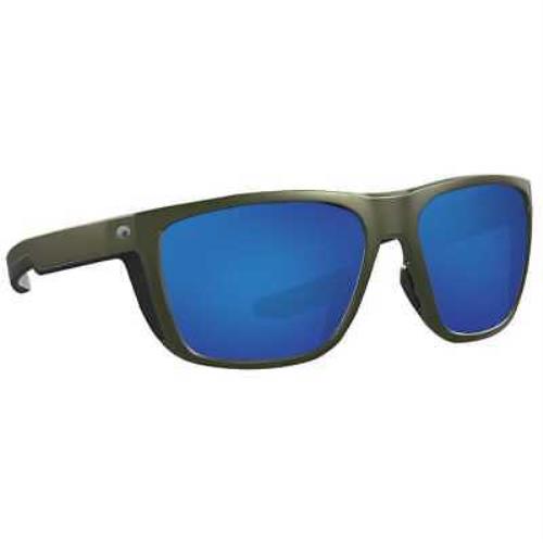 Costa Ferg Moss Metallic Frame Sunglasses W/blue Mirror 580G 06S9002-90023859