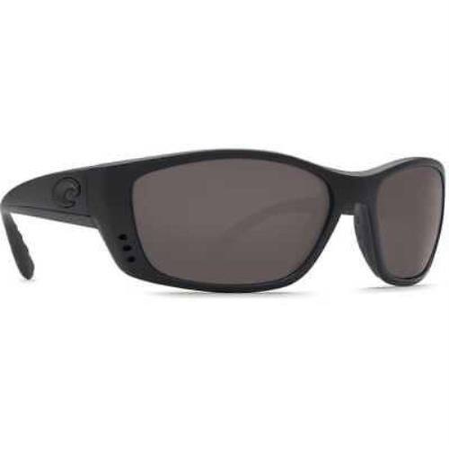 Costa Fisch Blackout Frame Sunglasses W/gray 580P Lenses 06S9054-90540164