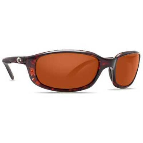 Costa Brine Tortoise Frame Sunglasses W/copper 580P C-mate 2.50 06S7001-00010659