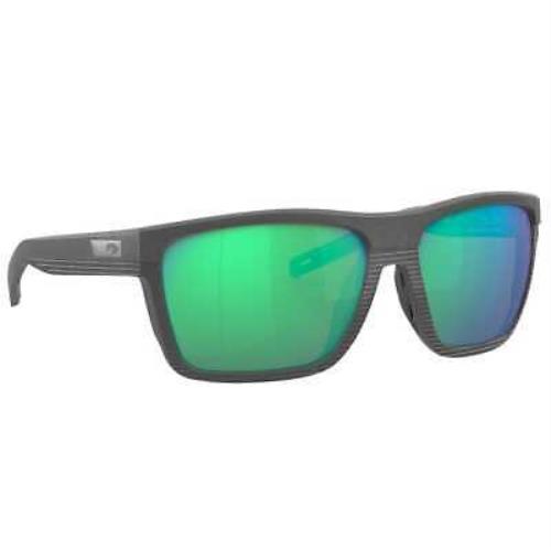 Costa Pargo Net Dark Grey Frame Sunglasses W/green Mirror 580G 06S9086-90860361