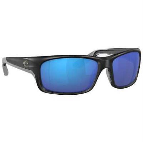 Costa Jose Pro Matte Black Frame W/blue Mirror 580G Lenses 06S9106-91060162